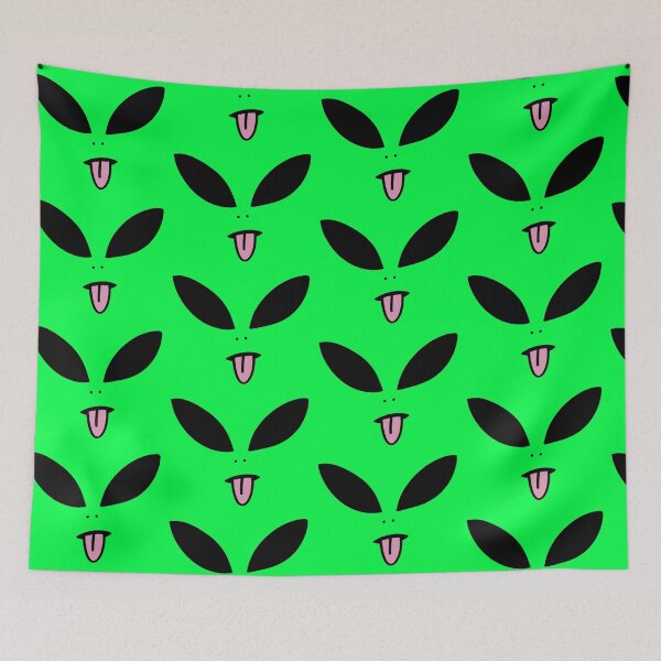 Item preview, Alien head green face designed and sold by AreaStickers.