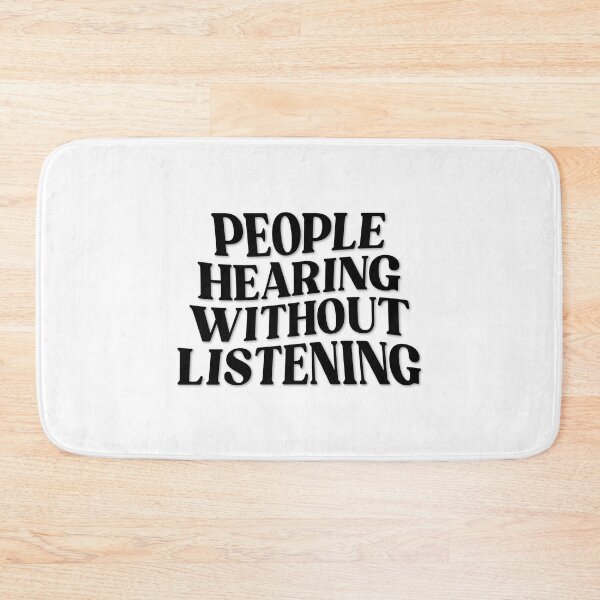 Item preview, People hearing (black) designed and sold by didijuca.