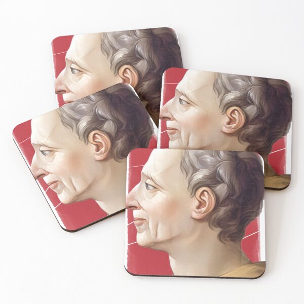 Item preview, French philosopher Montesquieu illustration  designed and sold by Litstoy.