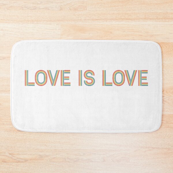 Item preview, Love is Love Retro Colorful Rainbow designed and sold by Highway24.