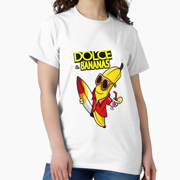 DOLCE & GABBANA 新作 半袖Tシャツ Banana コットン お洒落 DOLCE & GABBANA 新作 半袖Tシャツ Banana コットン お洒落