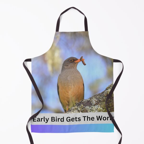 Item preview, Eary bird gets the worm,quote,bird lovers, designed and sold by LGMmugsdesign.