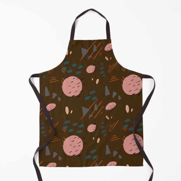 Item preview, Abstract pink stroke minimal brown pattern sketch designed and sold by Yana Mustafina | Boho Soulful Designs.