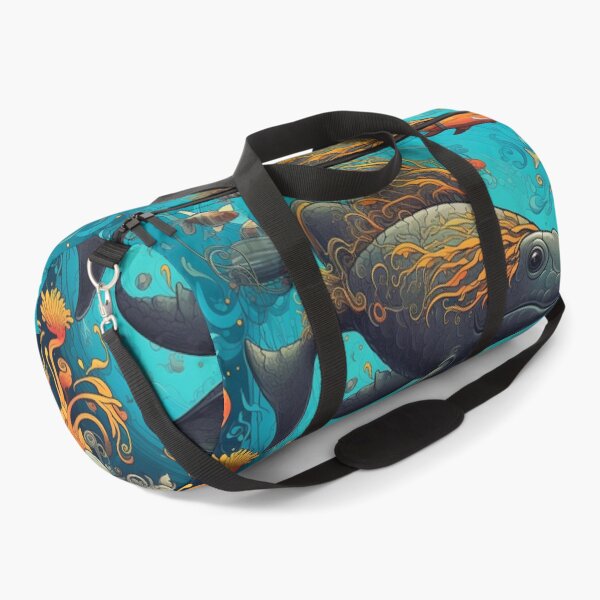 Item preview, Object Odyssey: Hyper-Detailed Fish Amidst a Vibrant Colorscape designed and sold by Bee Happy Creative™.