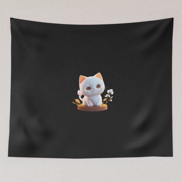 Item preview, Very Cute Cat Miaw Digital Chibi Art designed and sold by ChibiArtline.