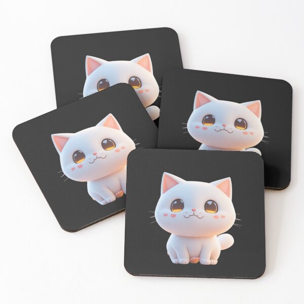 Item preview, Very Cute Cat Miaw Digital Chibi Art designed and sold by ChibiArtline.