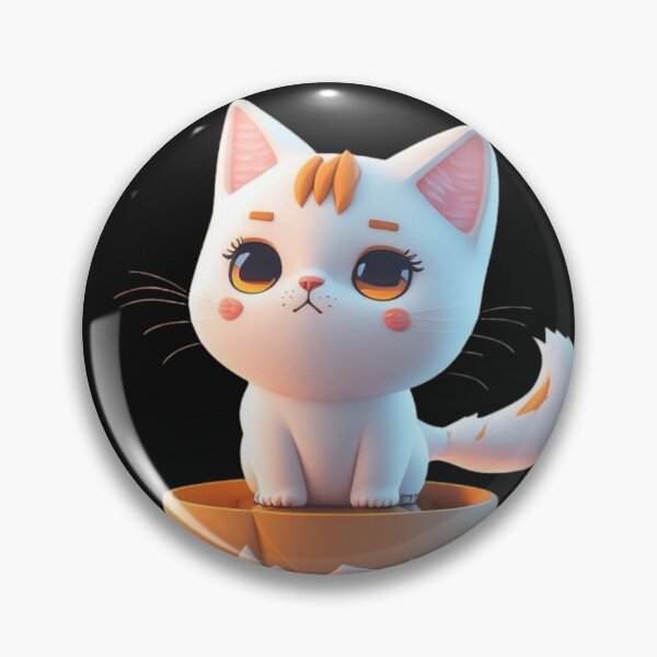 Item preview, Very Cute Cat Miaw Digital Chibi Art designed and sold by ChibiArtline.