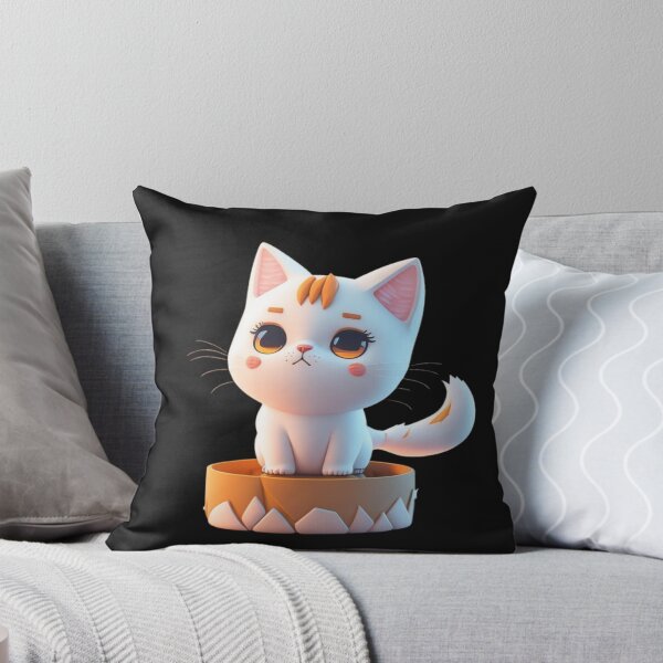 Item preview, Very Cute Cat Miaw Digital Chibi Art designed and sold by ChibiArtline.
