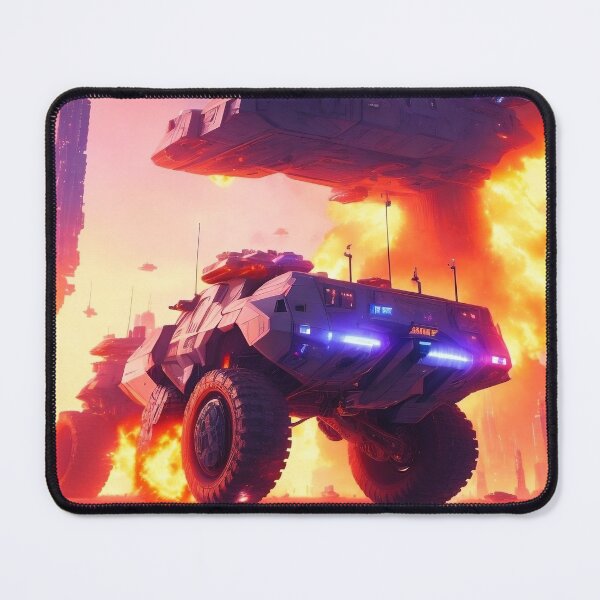 Item preview, Automatron Clash of the Cosmos - The AI-Driven Battle for Futures Fury - Marauder designed and sold by AiArtMerch.