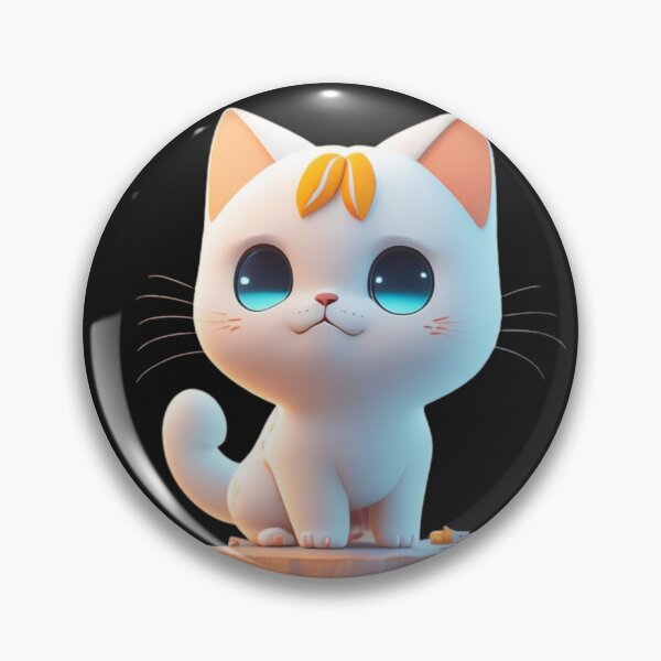Item preview, Very Cute Cat Miaw Digital Chibi Art designed and sold by ChibiArtline.