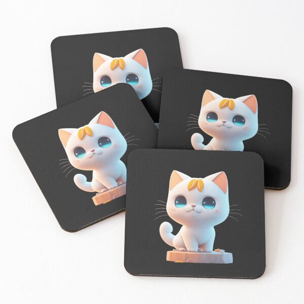 Item preview, Very Cute Cat Miaw Digital Chibi Art designed and sold by ChibiArtline.