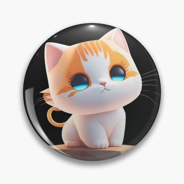 Item preview, Very Cute Cat Miaw Digital Chibi Art designed and sold by ChibiArtline.