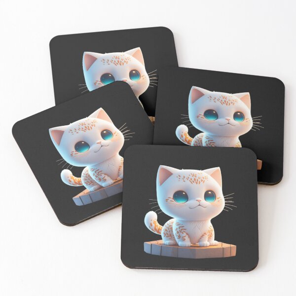 Item preview, Very Cute Cat Miaw Digital Chibi Art designed and sold by ChibiArtline.