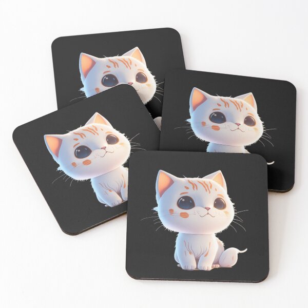 Item preview, Very Cute Cat Miaw Digital Chibi Art designed and sold by ChibiArtline.