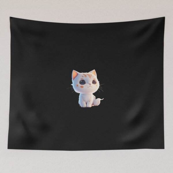 Item preview, Very Cute Cat Miaw Digital Chibi Art designed and sold by ChibiArtline.