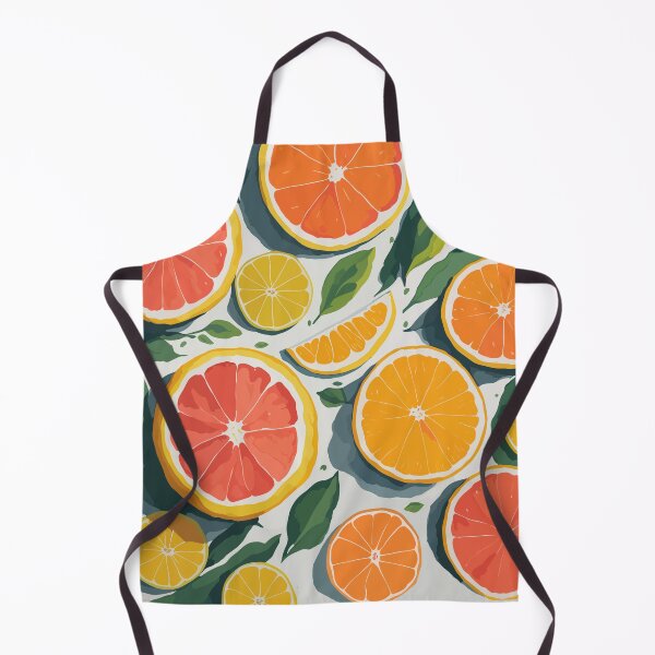 Item preview, Cool Colorful Citrus Grapefruits And Oranges And Green Leaves Pattern designed and sold by Zazizu.