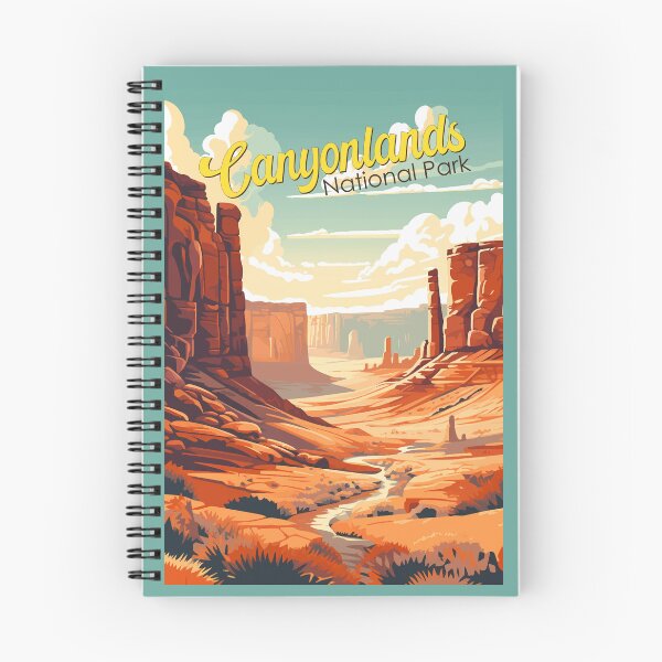 Item preview, Canyonlands National Park Illustration Retro designed and sold by KrisSidDesigns.