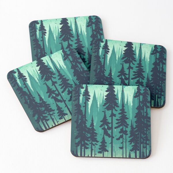 Item preview, Enchanted Pine Forest designed and sold by urbsrepublic.