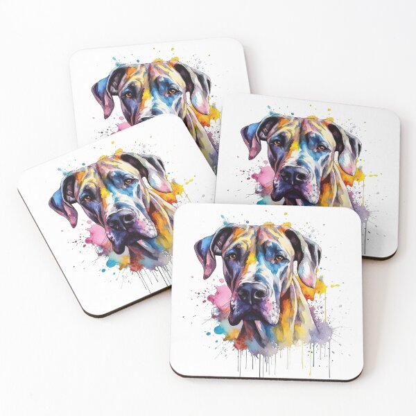Item preview, Great Dane artistic Portrait Painting for Canine designed and sold by DooodleGod.