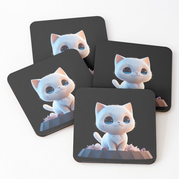 Item preview, Very Cute Cat Miaw Digital Chibi Art designed and sold by ChibiArtline.