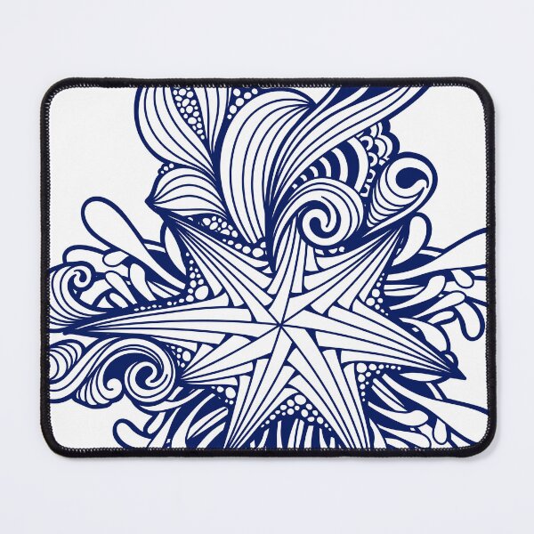 Item preview, Doodle design in blue designed and sold by Zentura.