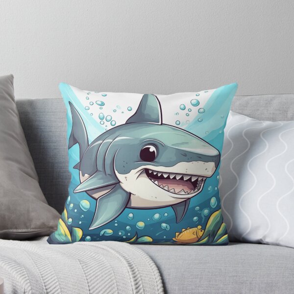 Item preview, Chomp! The Adventures of Little Shark: Cartoon Illustration designed and sold by Bee Happy Creative™.