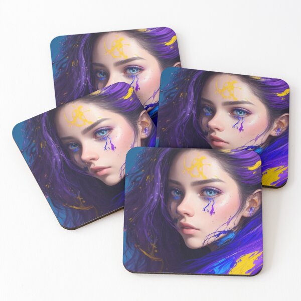 Item preview, beauty face, digital art..... poster, t-shirt, magnet and more designed and sold by mirko-rimini.