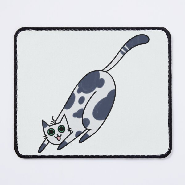 Item preview, Stretching Blue Cat designed and sold by artbybiyan.
