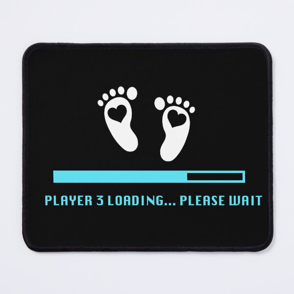 Item preview, Player 3 Loading - Funny Gaming Pregnancy Announcement designed and sold by JukeLox.