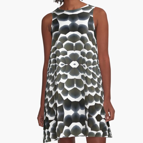 3D Surface A-Line Dress