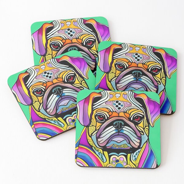 Item preview, TYE DYE PUG designed and sold by Pjay McConnell.