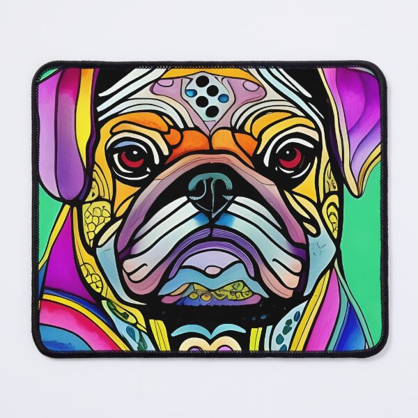 Item preview, TYE DYE PUG designed and sold by Pjay McConnell.