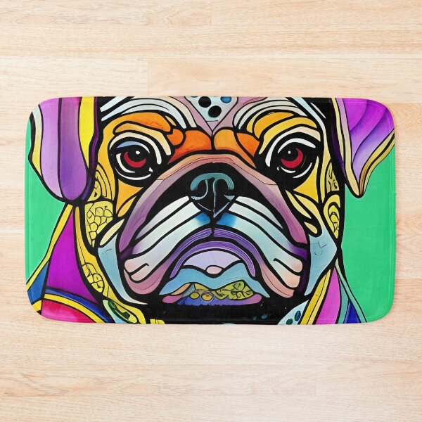 Item preview, TYE DYE PUG designed and sold by Pjay McConnell.