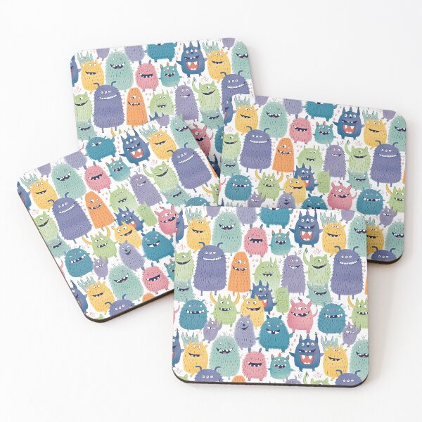 Item preview, Monstermania Funny little cute colorful monsters have fun designed and sold by Pixelboys.