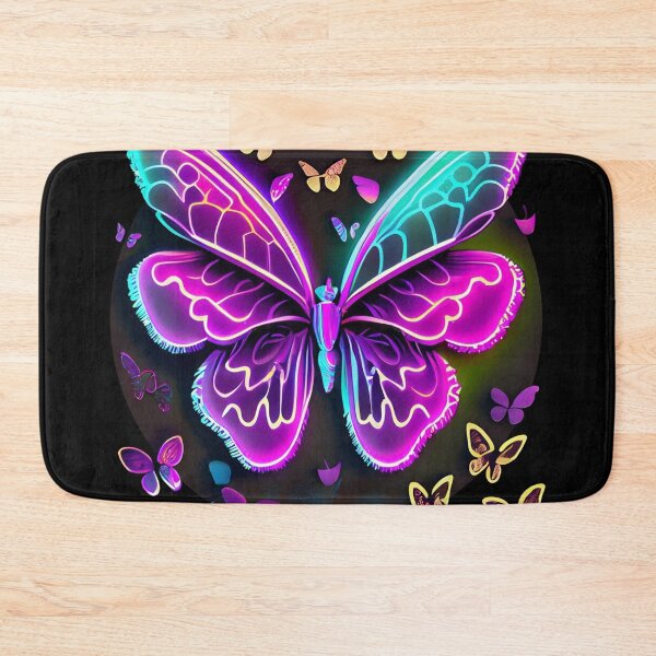 Item preview, Neon Butterfly: Radiant Wings of Beauty designed and sold by czarnyfeniks.
