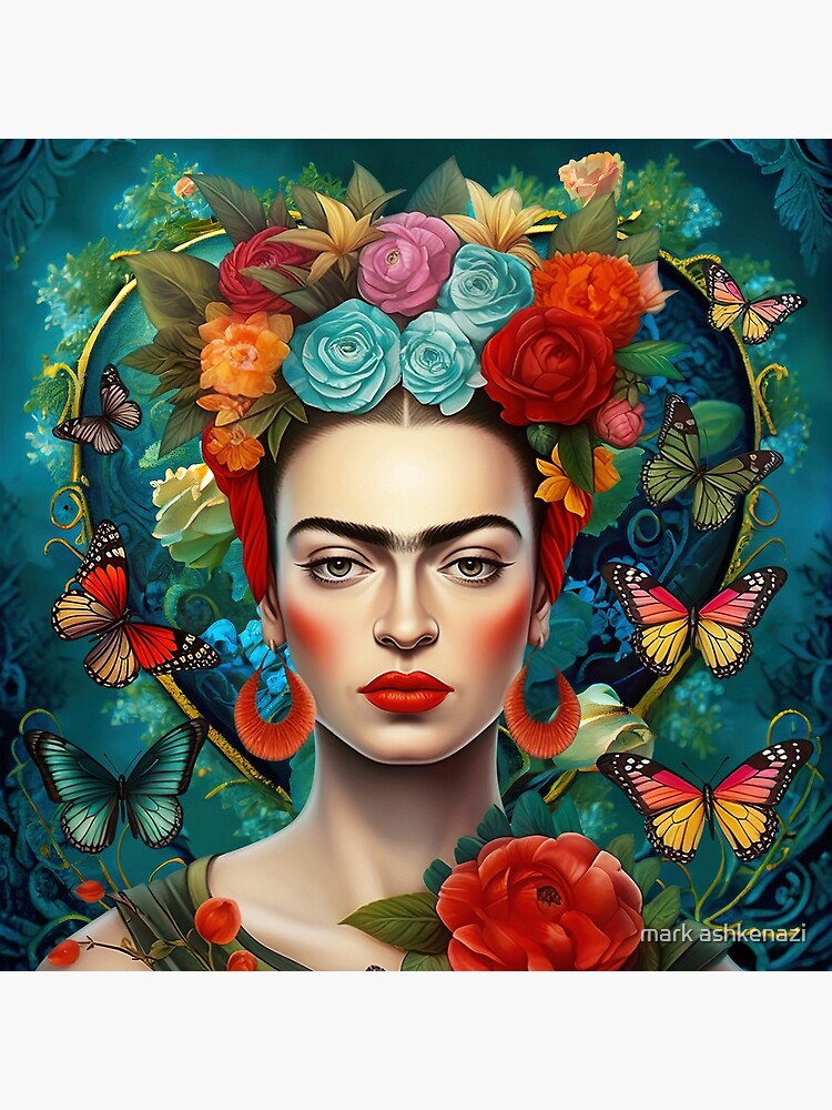 Frida Kahlo Vintage print by Mark Ashkenazi