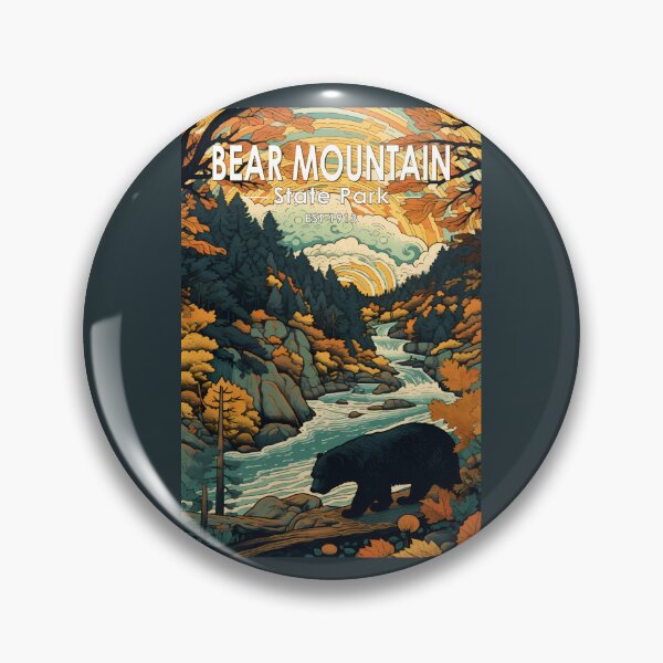 Item preview, Bear Mountain State Park New York Travel Art Vintage designed and sold by KrisSidDesigns.