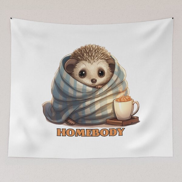 Item preview, Homebody hedgehog designed and sold by arwenlavia.