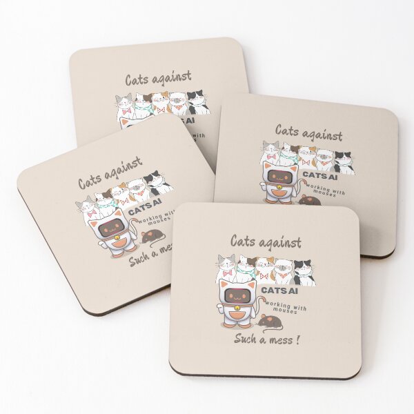 Item preview, Cats against Cat AI working with mouse designed and sold by Narcisa22.