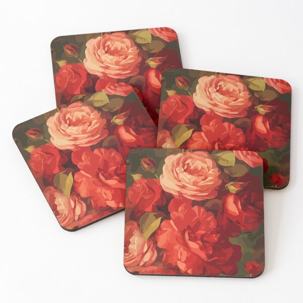 Item preview, Bold Red Roses designed and sold by VickiVybesArt.