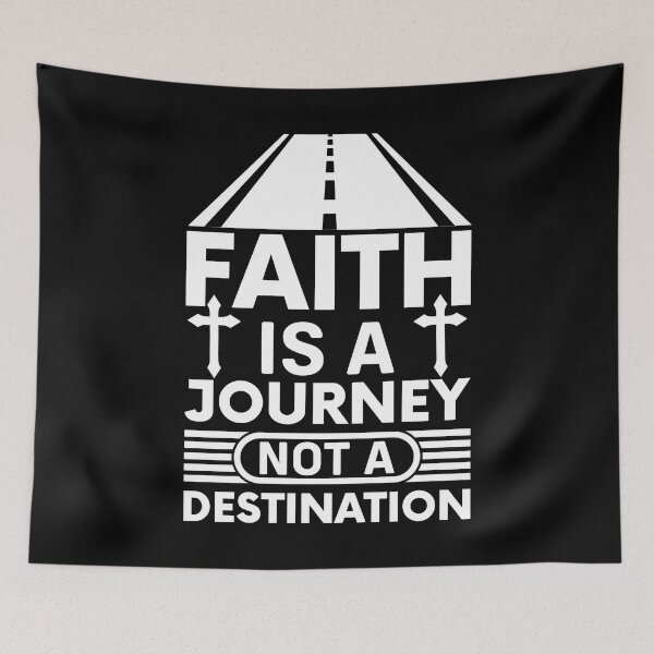 Item preview, Faith is a Journey Not a Destination designed and sold by motivationalsw.