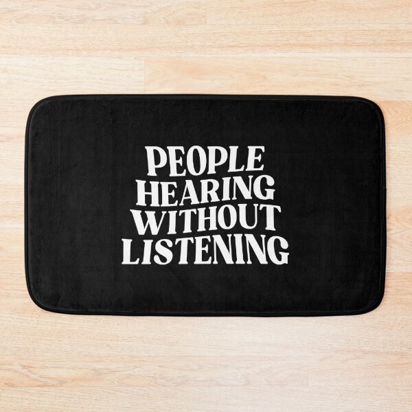 Item preview, People hearing (white) designed and sold by didijuca.