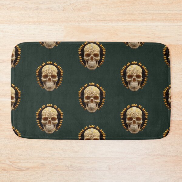 Item preview, Deluxe design made of embroidery skull textile Day of the Dead, Dia de los Muertos designed and sold by Tio-Tecun.
