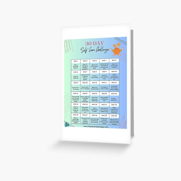Artikel-Vorschau von SELBSTPFLEGE-CHALLENGE (30 TAGE), designt und verkauft von MiaMoonDesigns.
