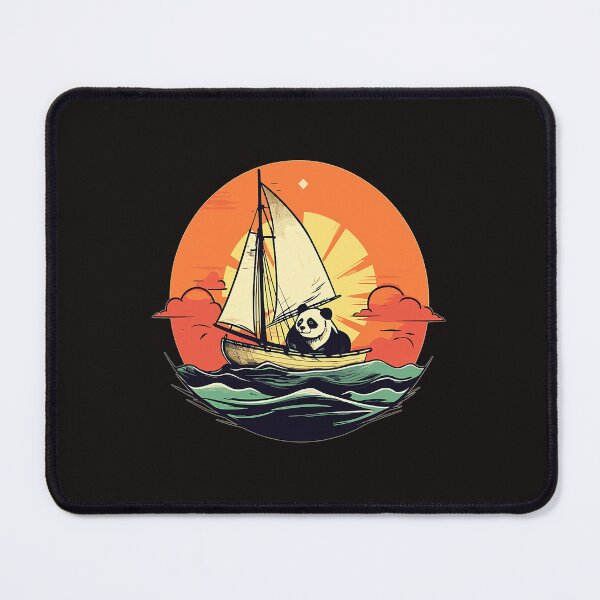 Item preview, Captain Panda Summer Boat Family Vacation designed and sold by NishiHayer.