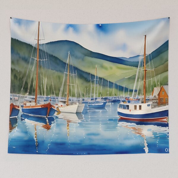 Item preview, Harbour In Daylight  designed and sold by SolarisMoon.