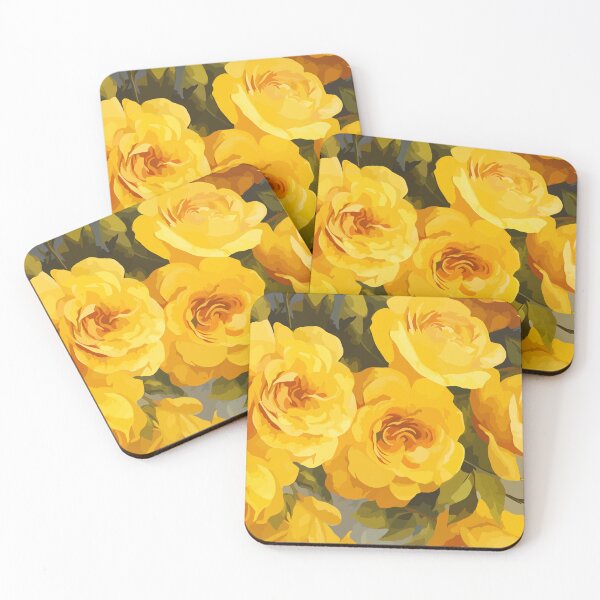 Item preview, Bold Yellow Roses designed and sold by VickiVybesArt.