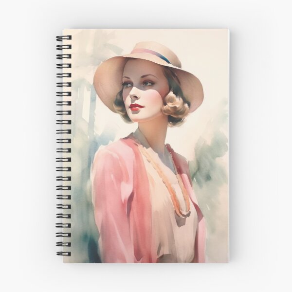 Item preview, Beautiful 1930s Fashion Model Art designed and sold by LuluLovely.