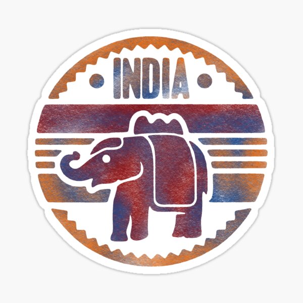 Item preview, India Stamp designed and sold by bubbliciousart.