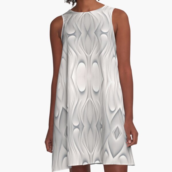 3D Surface A-Line Dress